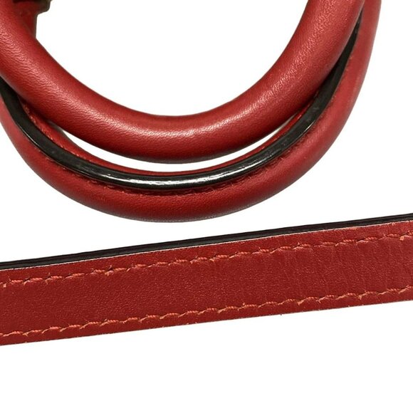 Auth GUCCI GG Blooms 432123 Navy Red Multi PVC Leather Handbag - Picture 8 of 15